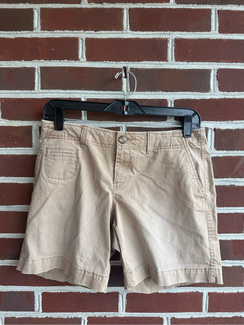 Old Navy Tan Low-Rise Cotton Shorts